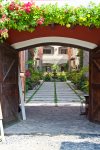 Beautiful arched entry